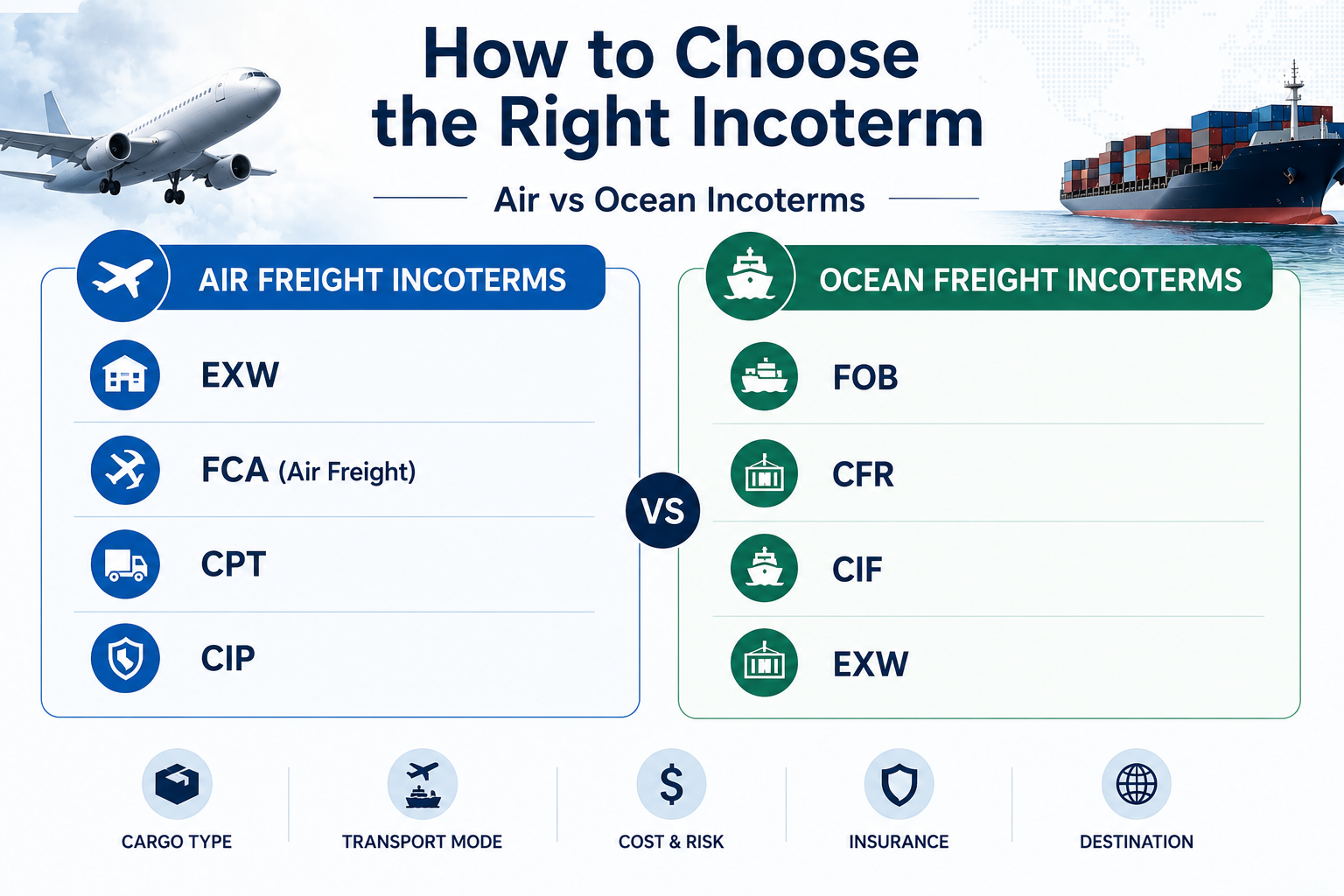 How to choose Right Incoterms